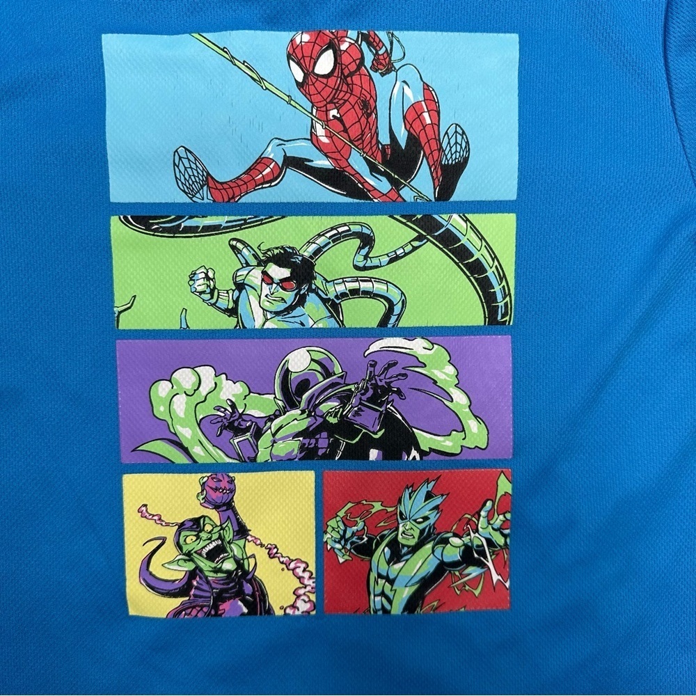 Marvel Spider-Man T-Shirt Blue Size 7 - Picture 13 of 16